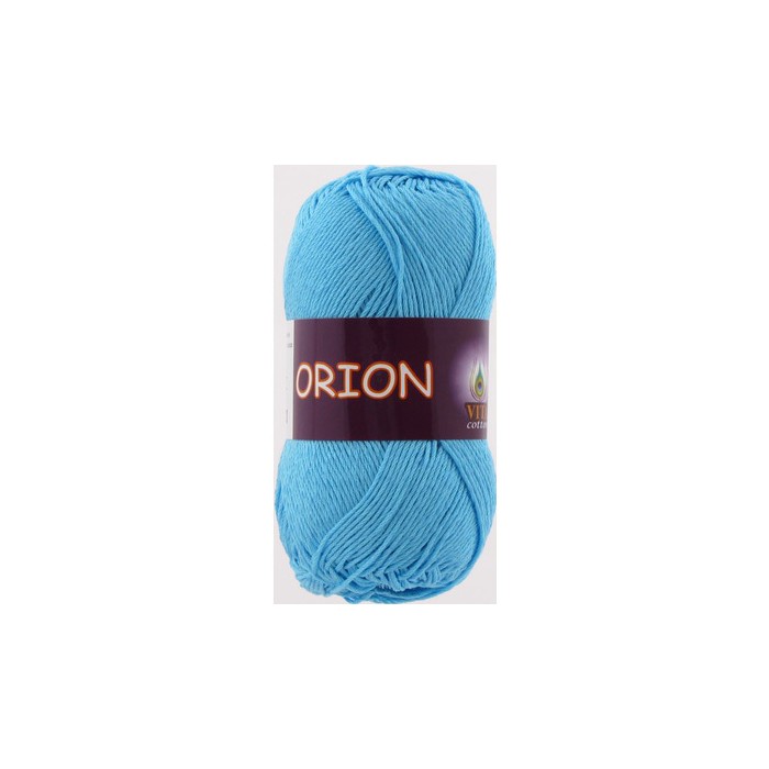 Пряжа Vita-cotton "Orion" 4561 Бирюзовый 77% мерсиризированный хлопок 23% вискоза 170м 50гр